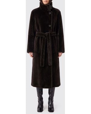 Brunello Cucinelli Pelzmantel Damen - Schwarz