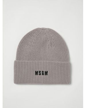 MSGM Chapeau Femme - Gris