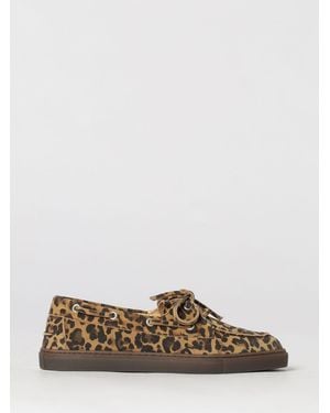 COPENHAGEN Paia Suede Boat Loafers - Multicolour