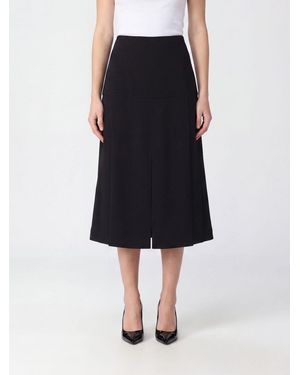 Jil Sander A-Line Midi Skirt - Black