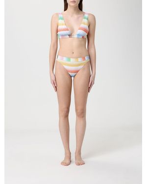 Missoni Polyester Zig-Zag Bikini - Natural