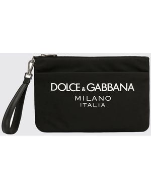 Dolce & Gabbana Pochette Mini Di Nylon - Nero