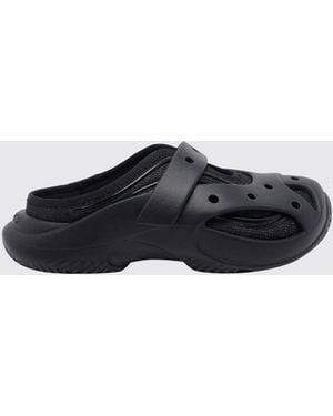 Crocs™ Mules Caged De Eva Y Malla - Blanco