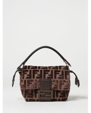 Fendi Mama Baguette Small Ff - Marrone