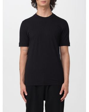 BOSS Embroidered Logo Cotton Crewneck T-Shirt - Black