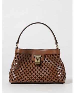 Bally Liv Perforated Bag - Brown