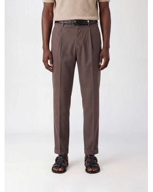 Myths Slim Fit Wool Fresco Trousers - Multicolour