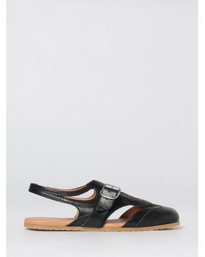 Dries Van Noten Leather Sandals - White