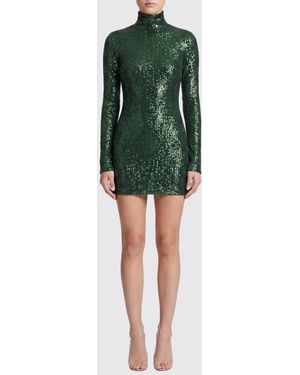 Norma Kamali Sequin Mini Dress - Green