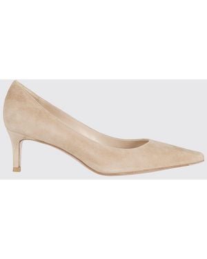 Roberto Festa Cerere Suede Court Shoes - Natural
