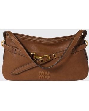 Miu Miu Shoulder Bag - Brown