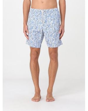 Kampos Gemusterter Badeanzug Aus Nylon - Blau