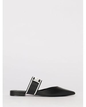 Just Cavalli Leather Mules - White