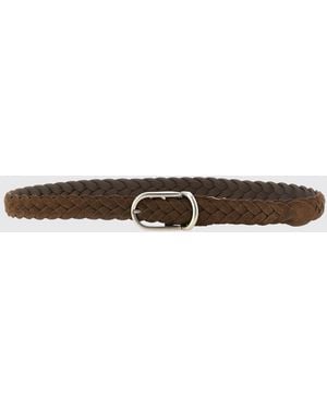 Brunello Cucinelli Gürtel Herren - Weiß