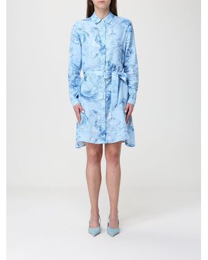 Versace Jeans Couture Dress With Belt - Blue