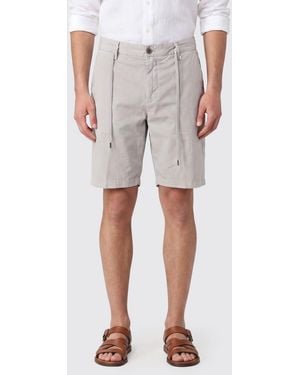 Myths Linen Drawstring Shorts - Grey
