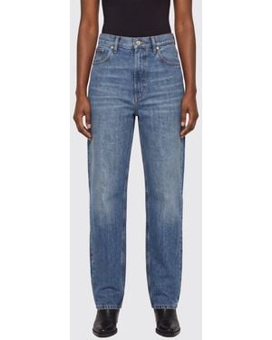 Dondup Bessie Mid-Rise Jeans Mit Weitem Bein Aus Baumwolldenim - Blau