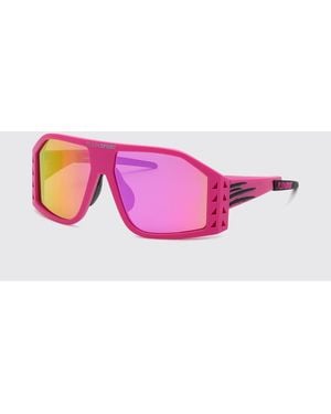 Philipp Plein The Wave Gen X.02 Acetate Sunglasses - Pink