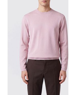 Herno Long-Sleeve Crewneck T-Shirt - Purple