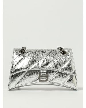 Balenciaga Borsa A Spalla Crush - Grigio