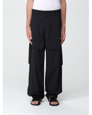 MSGM High Waist Pocket Detailed Pants - Black