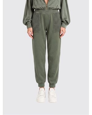 Twinset Viscose Blend Jogging Pants - Green