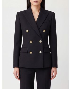 Dondup Slim Fit Double-Breasted Blazer - Blue