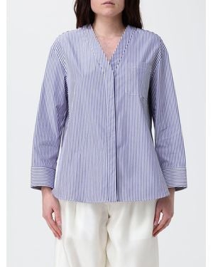 Max Mara Chicca Striped Cotton Shirt - Purple