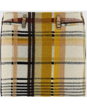 Missoni Wool Fitted Skirt - Metallic