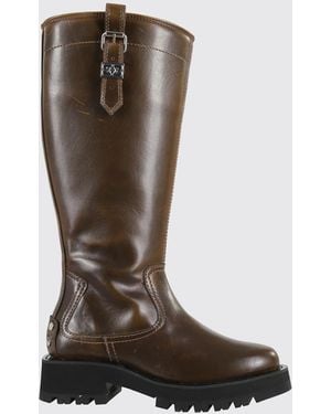 Ganni Scarpe Donna - Marrone