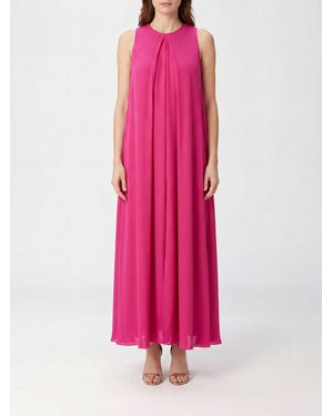 Gianluca Capannolo Off-The-Shoulder Pure Silk Midi Tunic - Pink