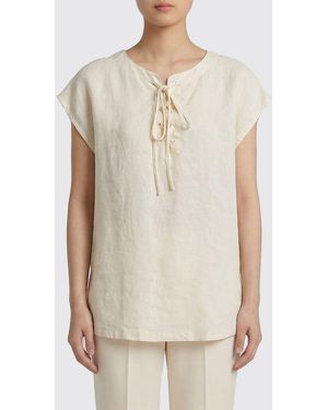 Aspesi "Vissuto" Linen Top - White