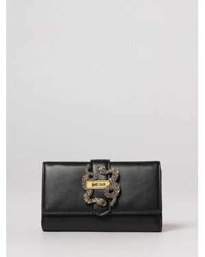 Just Cavalli Faux Leather Wallet - Black