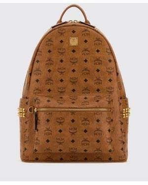 MCM Coated Cotton Backpack - Brown