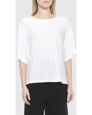 Norma Kamali Camisetas Básicas De Poliéster - Blanco