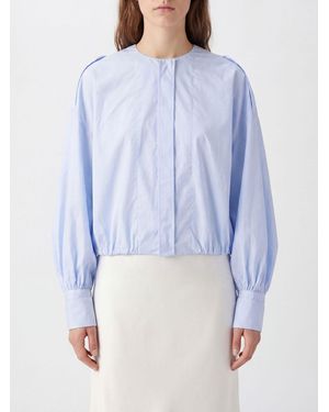 Thelatest Cotton Poplin Shirt - Blue