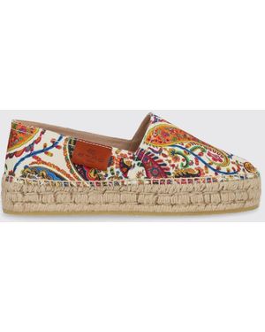 Etro Alpargatas De Algodón Con Estampado Paisley - Multicolor