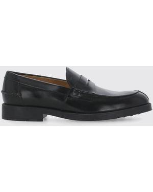 Tod's Brushed Leather Loafers - White
