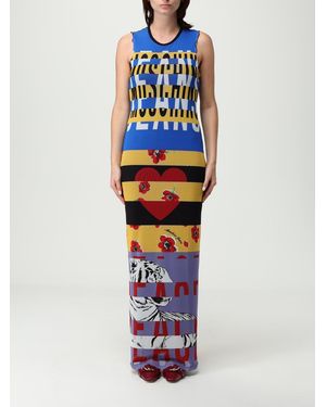 Moschino Printed Tulle Dress - Multicolor