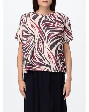 Twinset Printed Polyester T-Shirt - Red