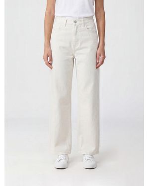 Carhartt Jane High-Waisted Wide-Leg Jeans - White