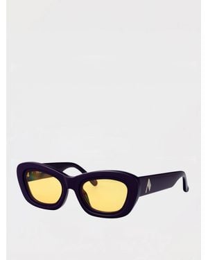 The Attico Linda Farrow X Rania Acetate Sunglasses - Blue