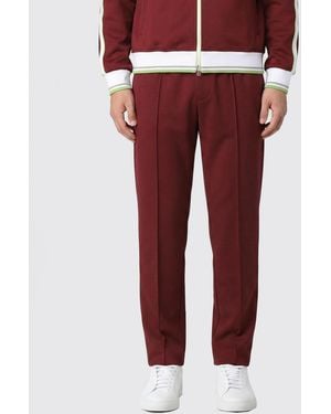 CASABLANCA Cotton Blend Jogging Trousers - Red