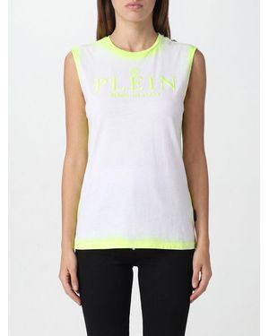 Philipp Plein Sleeveless Slim Fit Top - White