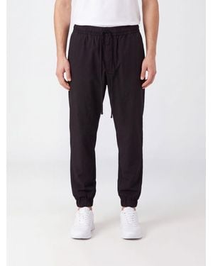 Thom Krom Technical Fabric Sweatpants With Drawstring And Cargo Pockets - Blue