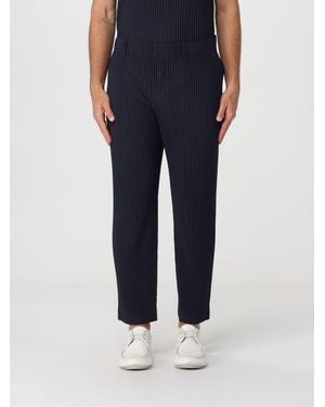 Homme Plissé Issey Miyake Pleated Slim Fit Crêpe Trousers Homme Plissé Issey Miyake - Blue