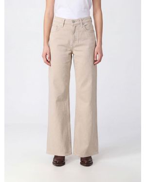 Levi's Jean Évasé Taille Mi-Haute En Denim De Coton À Cinq Poches - Neutre