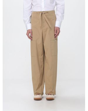 Jil Sander Cotton Cargo Pants - Natural