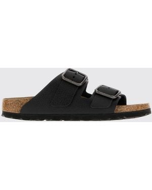 Birkenstock Arizona Wire Buckle Aniline Leather Sandals - Black