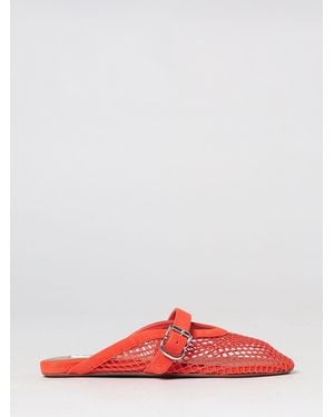 Alaïa Mules A Tacco Basso - Rosso